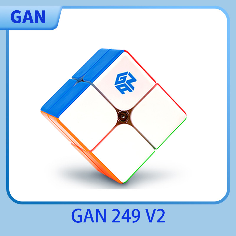 [JudyCube] GAN 249 V2 Magic Speed Cube Stickerless GAN 249 V 2 Professional Fidget Toys GAN249 V 2 C