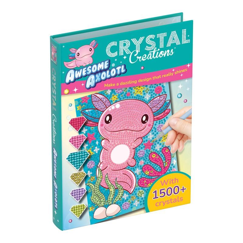 Bukiu anak Crystal Creations Mini Axolotl