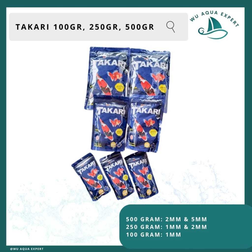 TAKARI 1 DUS Floating Mix Pelet Makanan ikan guppy Koki koi tetra glofish CPP APUNG 1 KARTON Makanan