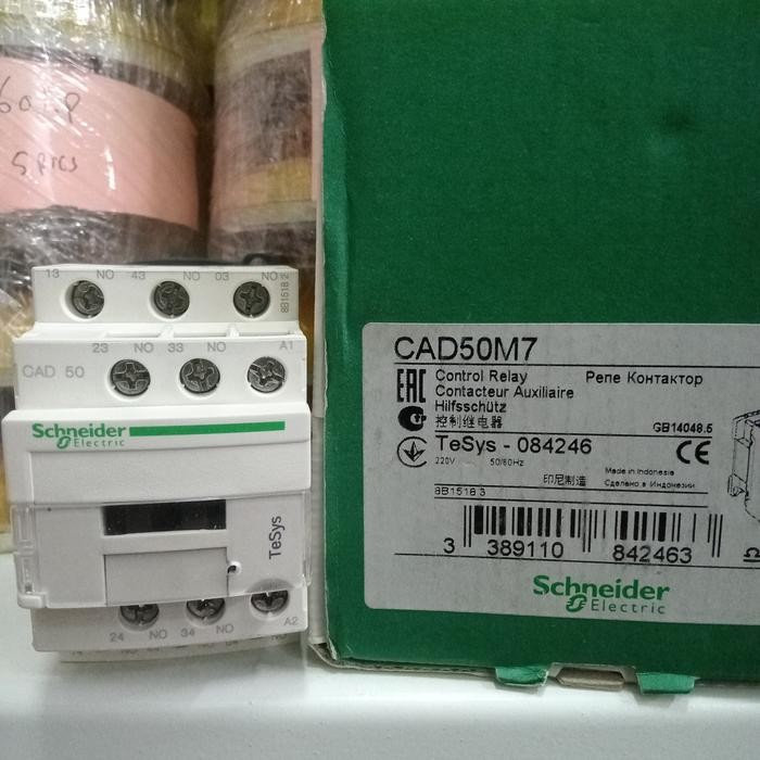 SCHNEIDER AUXILIARY CONTACTOR CAD50M7 Original