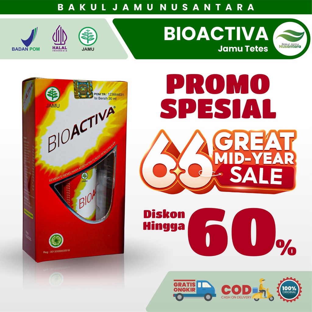 

BIOACTIVA Herbal Tetes – Obat Pencernaan, Asam Lambung, Gerd, Daya Tahan Tubuh | Original BPOM