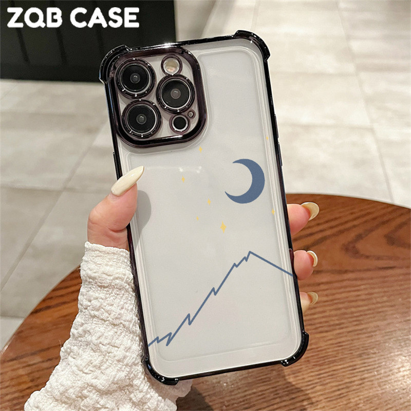 Case Oppo A38 A17 A3X A12 A54 Casing Oppo A55 A74 A78 Soft Case Airbag Anti Pecah A58 A15 Oppo Case 