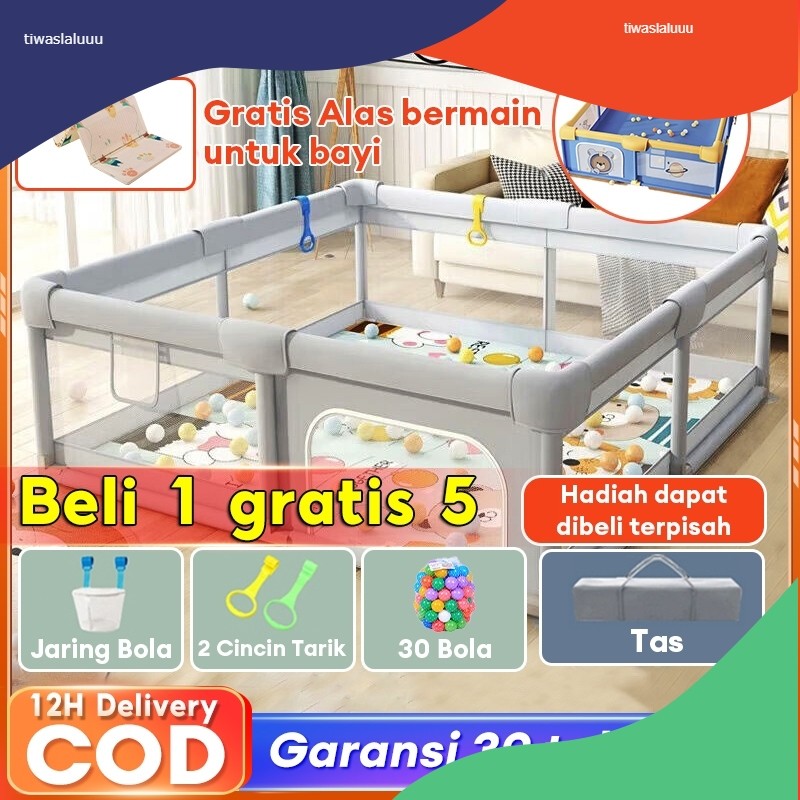 Pagar Bayi Bermain Mandi Bola Anak Pembatas Kasur Pagar Bayi Pagar Mainan Anak Playground Anak
