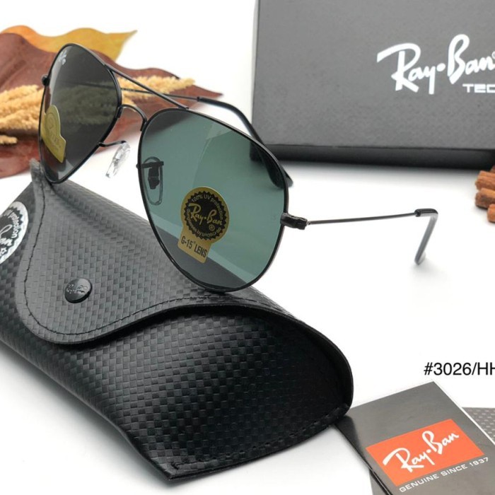 Kacamata Rayban Aviator Lensa Hard Diamond Fullset Kacamata-KU