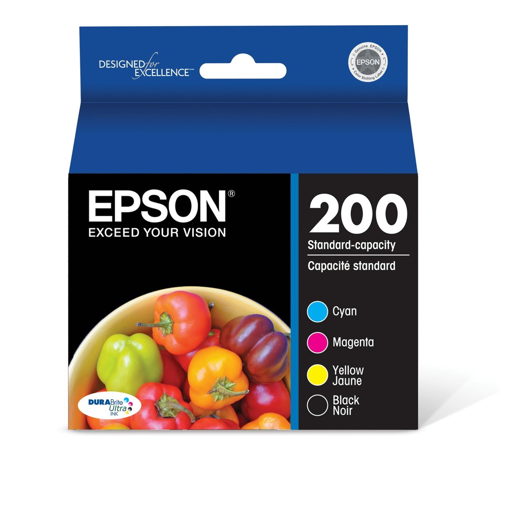 

EPSON 200 DURABrite Ultra Ink Standard Capacity Black & Color Cartridge Combo Pack