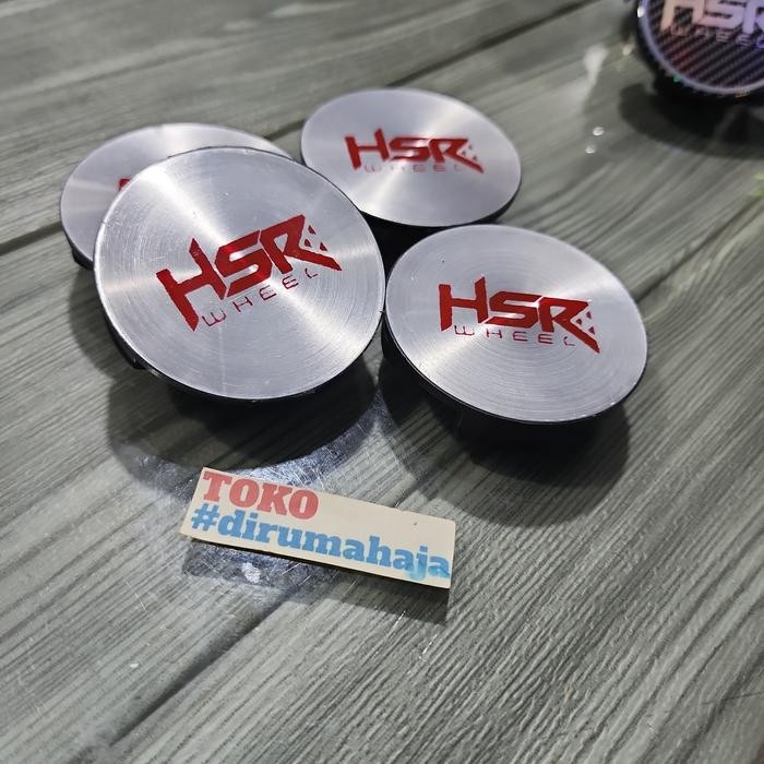 tutup velg dop roda dop velg variasi HSR diameter 6cm SET 4PC - Merah