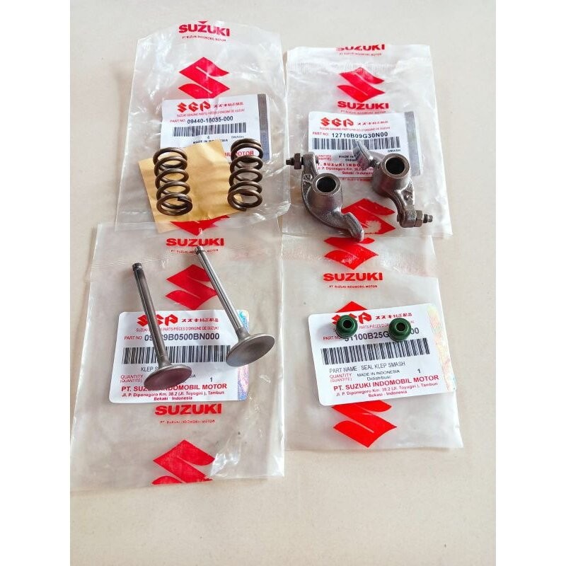 Platuk Sepatu Klep Per Klep Set Suzuki Smash Lama Smash New