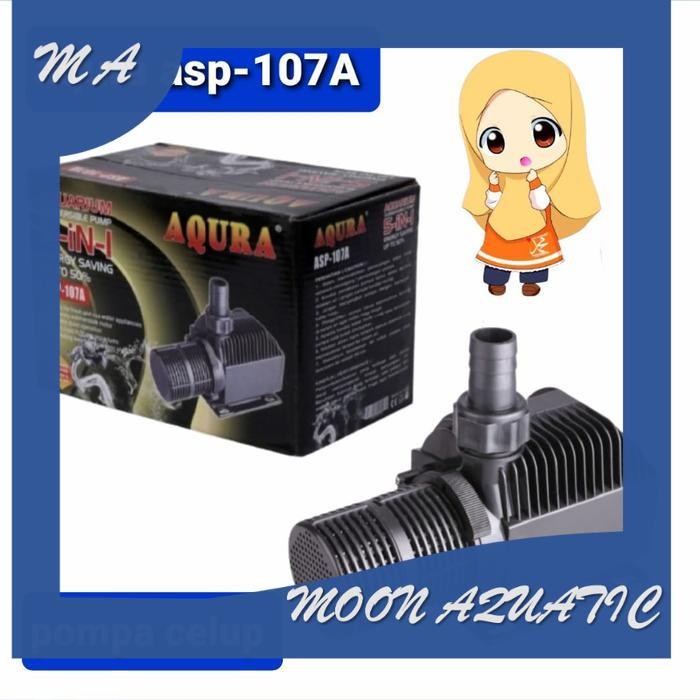 POMPA CELUP AIR AQUARIUM KOLAM AQURA ASP 107 A pompa air celup hidroponik