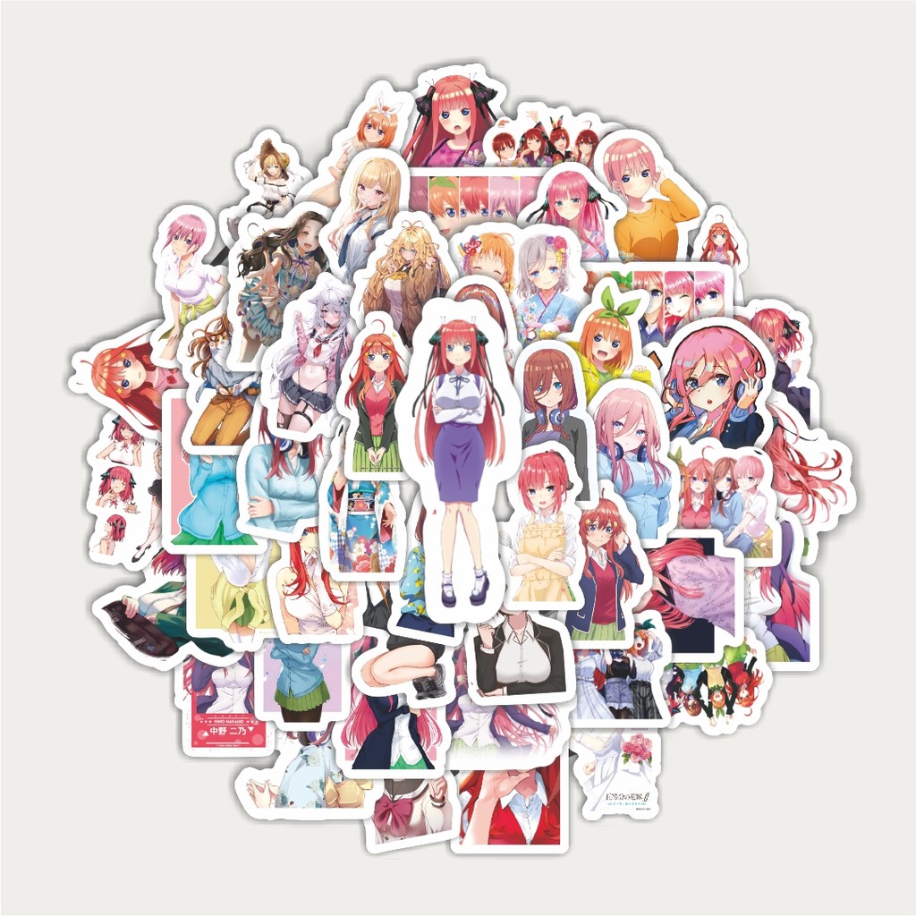 

Sticker Pack Stiker AnimeThe Quintessential Quintupletsl (Gotōbun no Hanayome) | Sticker TUMBLR | Stiker LAPTOP KOPER HELM