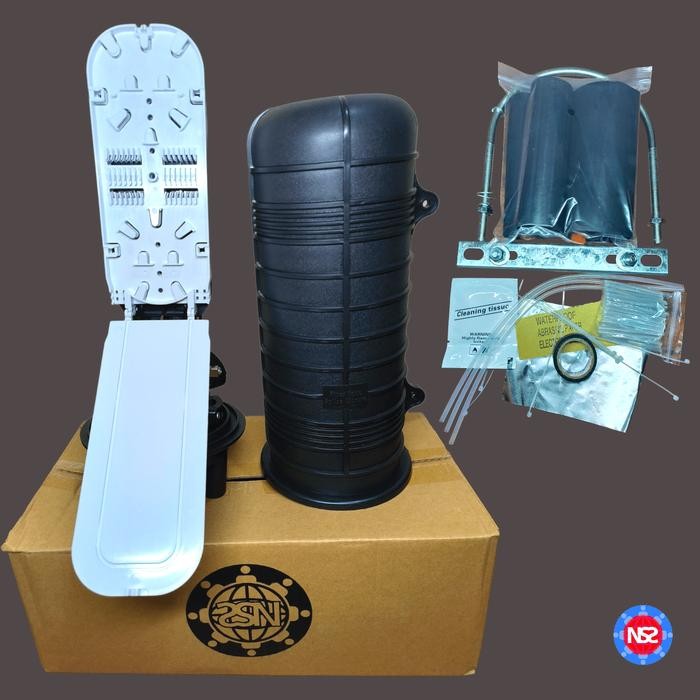 jb dome closure 24 core 48 core / joint closur fiber optic - 24 core