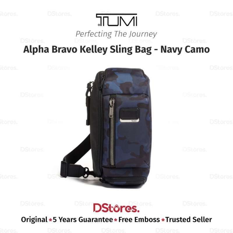 TUMI Alpha Bravo Kelley Sling Bag - Tas Selempang - Navy Camo