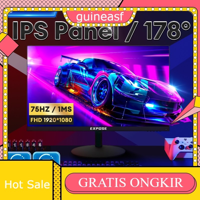 Monitor PC 22 inch Monitor PC Gaming Monitor PC  Monitor Gaming 24 inch Panel IPS 75 HZ/HDMI/VGA COD