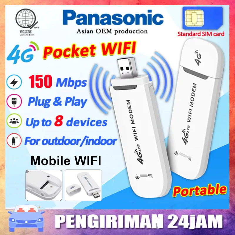 Ready Stock Modem WIFI USB 500Mbps 4G LTE Wi-Fi Portabel All Operator LTE Modem Wifi Portabel 4g Kar