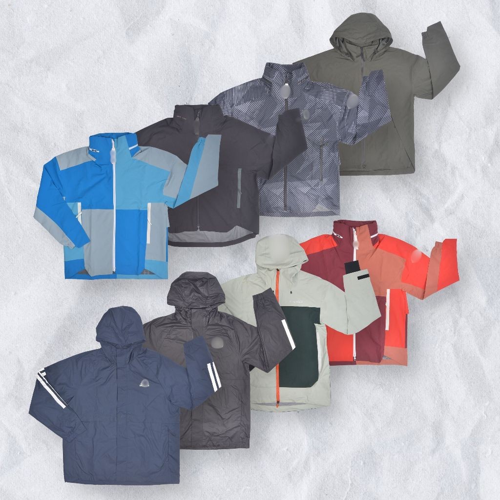Jaket Mix Terrex Outdoor Hiking Jacket Waterproof Windproof Gorpcore
