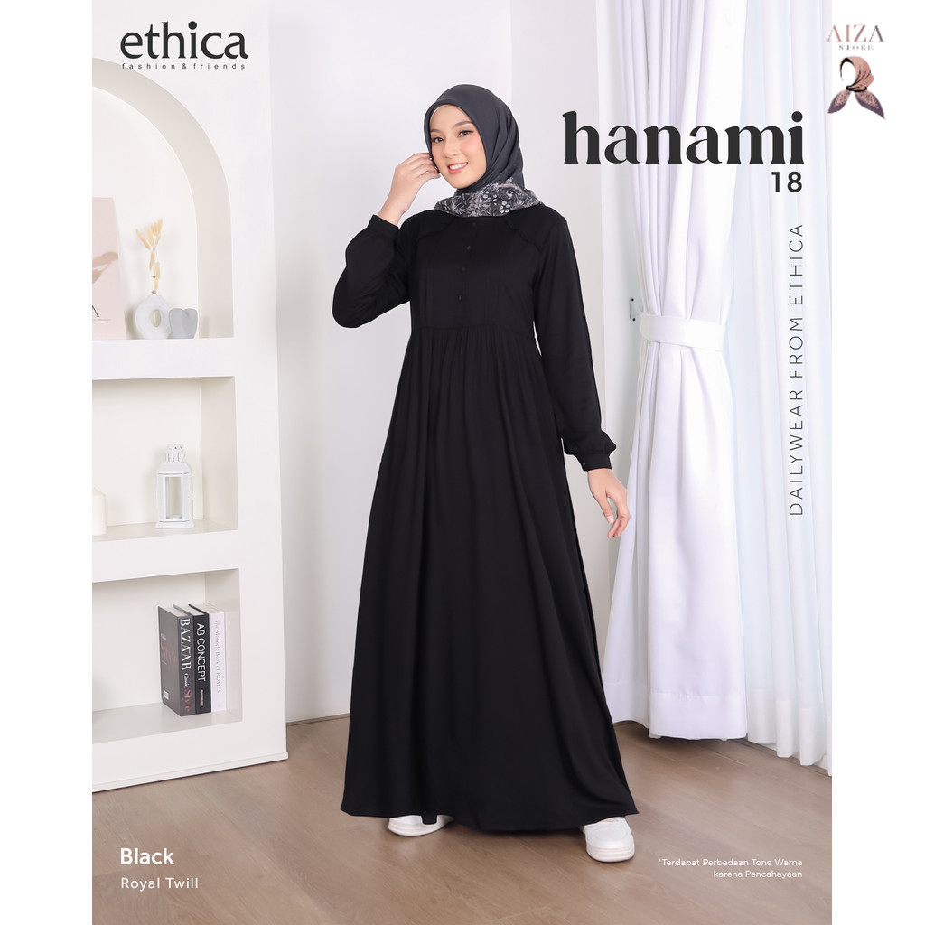 Hanami 18 Gamis Wanita Baju Muslim Dewasa by Ethica