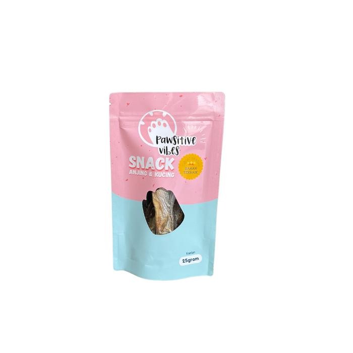 

Cemilan Anjing Kucing Snack Cemilan Sehat Ikan Kering Beku dan Lezat - 25gr