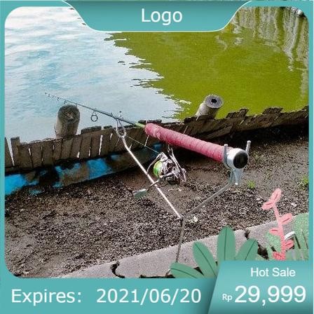 Cagak jagrak pancing lipat Galatama Stainless WA1