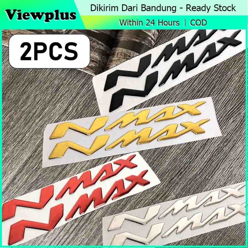2PCS Emblem Motor NMAX Timbul NEW OLD 155 Timbul Logo NMAX Timbul / Stiker Sticker Nmax 3D Emblem Bu