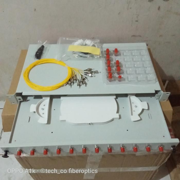 otb 12 core lengkap adapter FC ptail fc