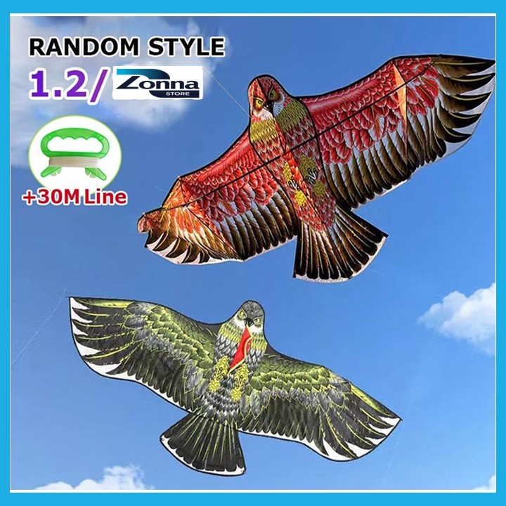1.2 Meter  Layangan Elang Jumbo Mainan Layang Layang Anak ke Layangan Layanglayang Naga Layangan Mot