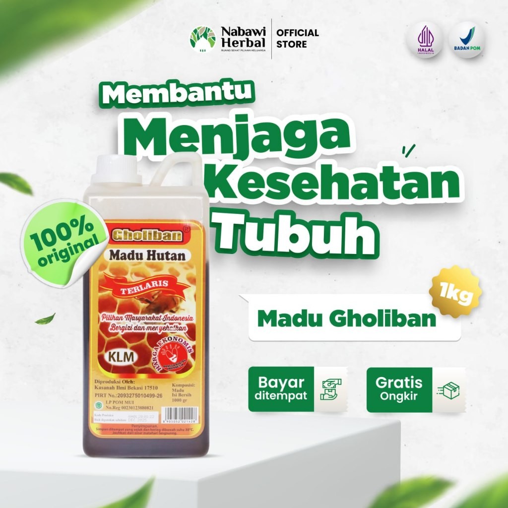 

GHOLIBAN - Madu Hutan Kalimantan KLM 100% Asli 1kg