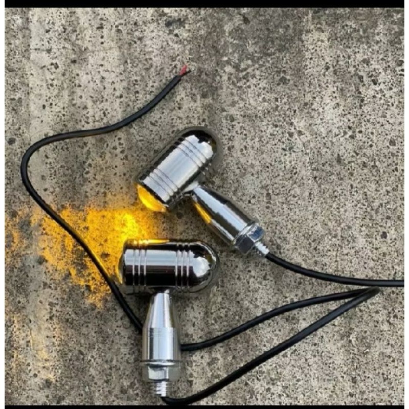 Lampu sein lampu sen model palu full besi sen palu crome PNP cb gl Tiger dll