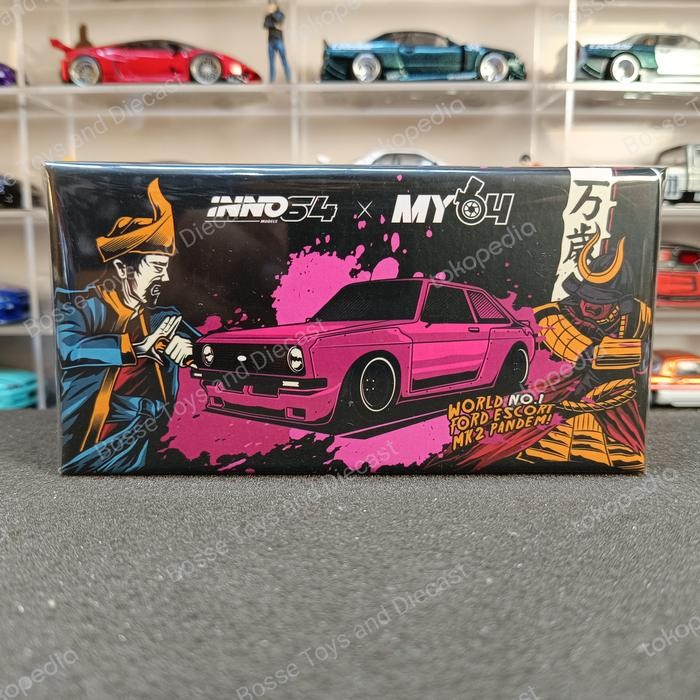 Inno64 Ford Escort MK2 Pandem EMOTION Retro Havoc (RESIN)