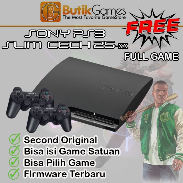 Sony PS3 Slim Seri 25 CFW 160GB 500GB Full Game