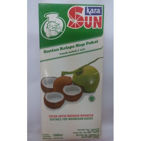 

Santen Sun Kara 1Lt Santan Kelapa Siap Pakai