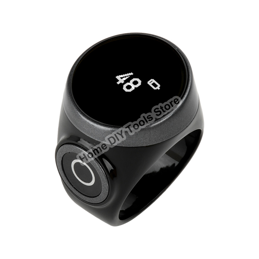 

Touch Screen Digital Counter Portable Rechargeable Ring Ring Idea Tally Counter Smart Screen Finger Counter for Muslims Prayer