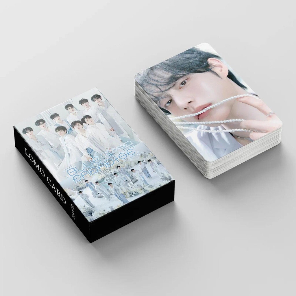 

55Pcs/Box New Kpop ZB1 BLUE PARADISE ZEROBASEONE Photocards Lomo Cards Photo Card for Fans Collection