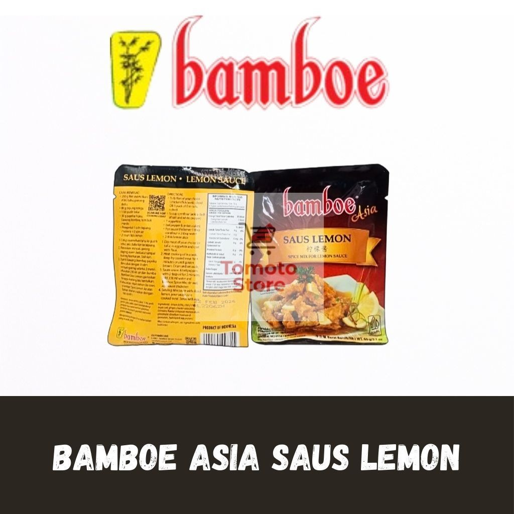 

✨ TOMOTOSTORE ✨ BAMBOE Asia Bumbu Saus Lemon