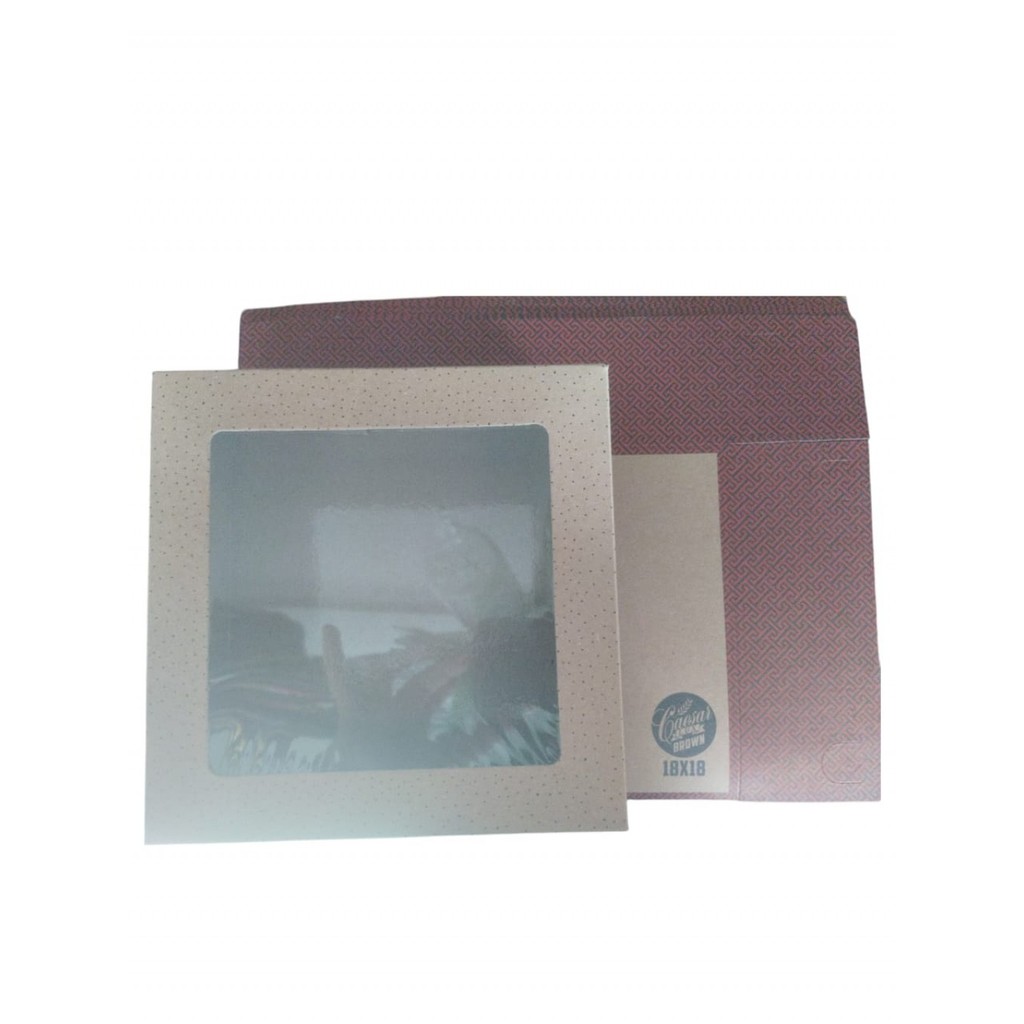 

Dus box kue ulang tahun 18x18cm