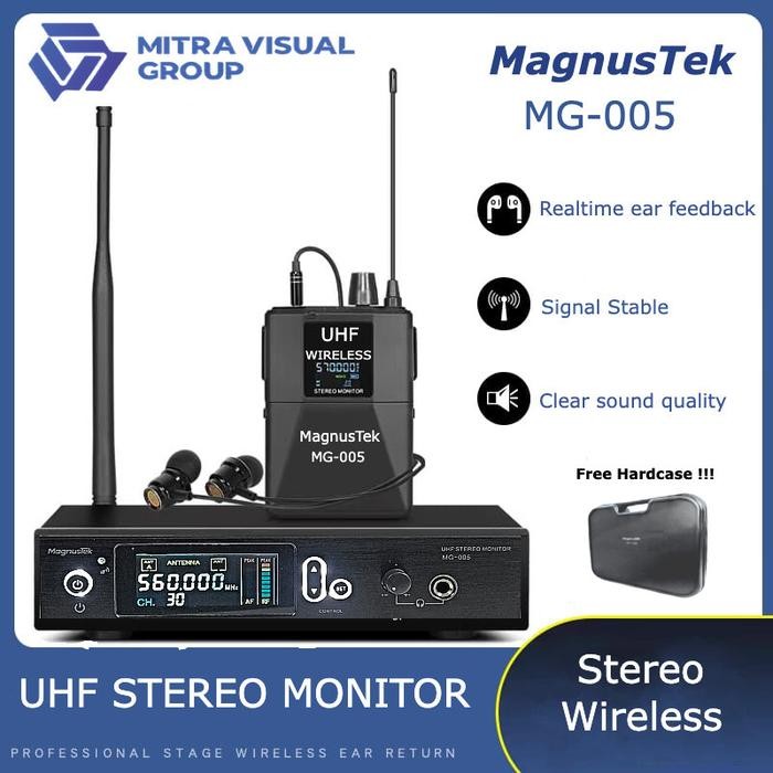 MagnusTek MG-005 Wireless Monitor with Hardcase