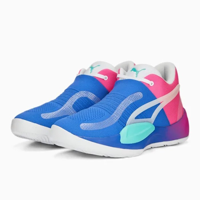 Sepatu Basket Puma Rise Nitro Fadeaway Royal Sapphire Original 3782780 - 10~(44.5)