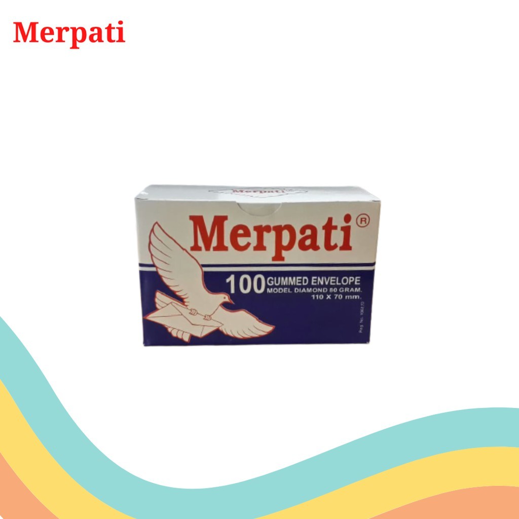 

AMPLOP PUTIH MINI 110 x 70 MM MERPATI GUMMED (1 PACK)