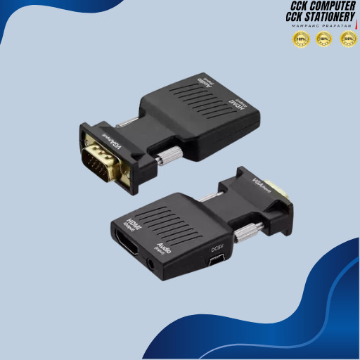 Converter VGA to HDMI Dongle / Dongle VGA to HDMI Adapter with Audio