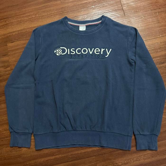 Sweater Sweatshirt Discovery Expedition Navy Blue - Size S