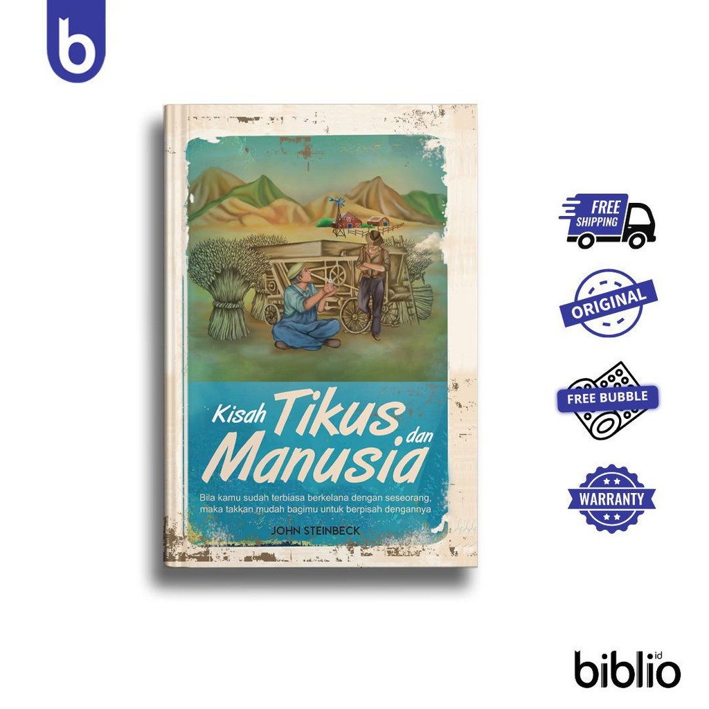 Buku kisah Tikus Dan Manusia - Jhon Steinbeck