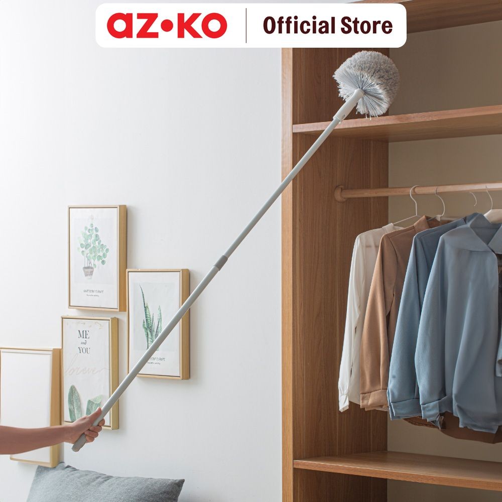 AZKO Proclean Sikat Pembersih Plafon - Abu-Abu/Putih Ceiling Brush Pembersih Langit-Langit Perabotan
