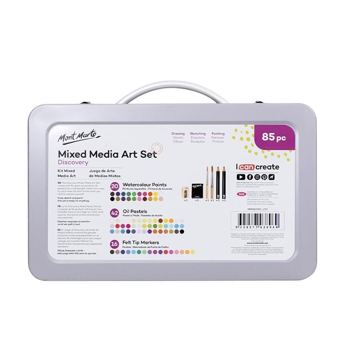 

TERLARIS! [New Arrival] OHSOME Mont Marte MMGS0021 Mixed Media Art Set 85pcs