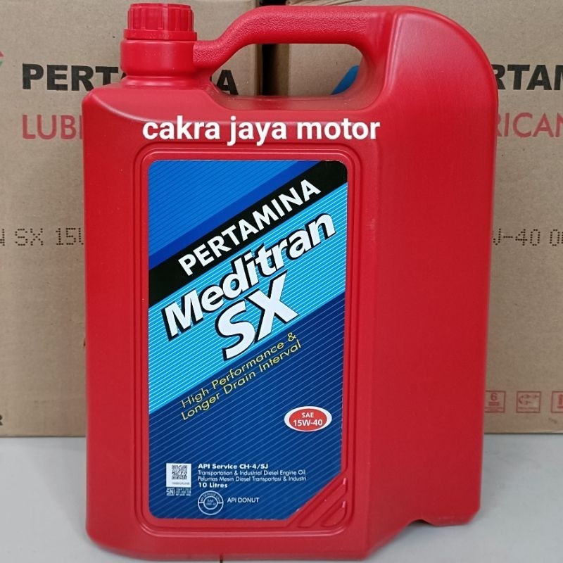 Oli Meditran SX 10Liter SAE 15W-40 Oli Mesin Diesel