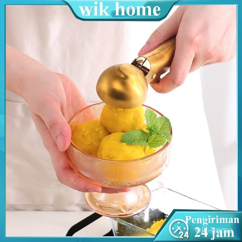 Ice Cream  Scoop Sendok Es Krim Sekop Ice Cream Scoop Stainless Steel Premium Sendok Sekop Es Krim A