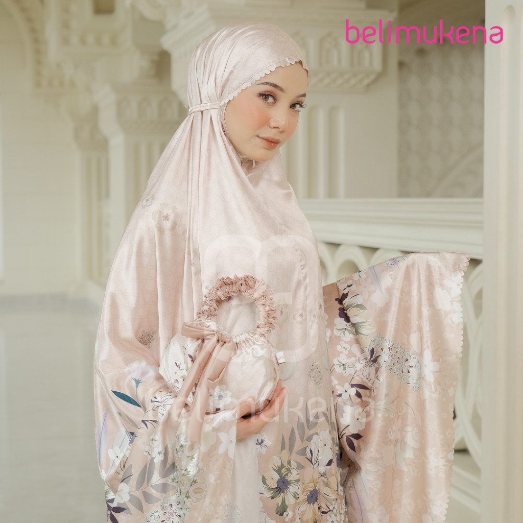 MUKENA PREMIUM  Mukena Silk Premium 2in1 Motif