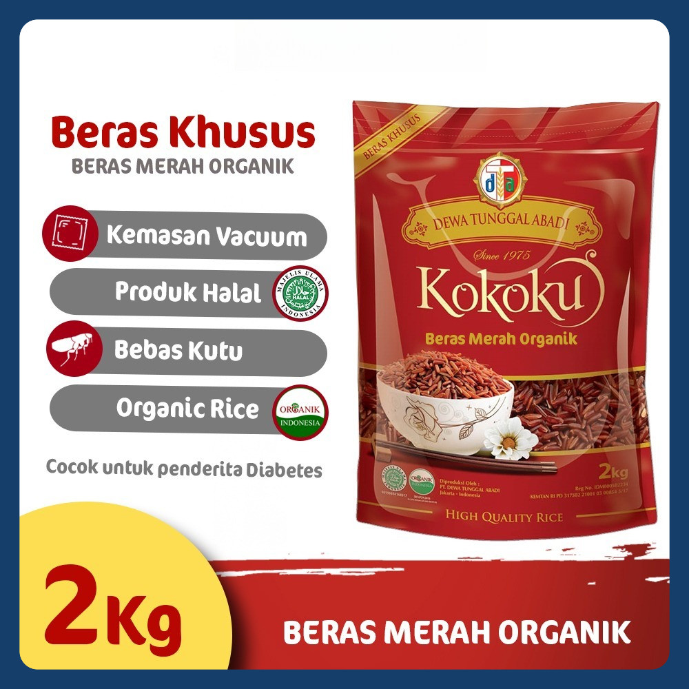 

KOKOKU - Beras Merah Organik 2kg
