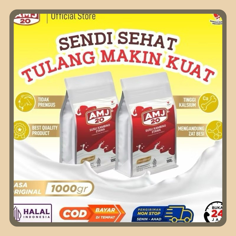 

amj 20 susu kambing susu etawa kemasan 1kg