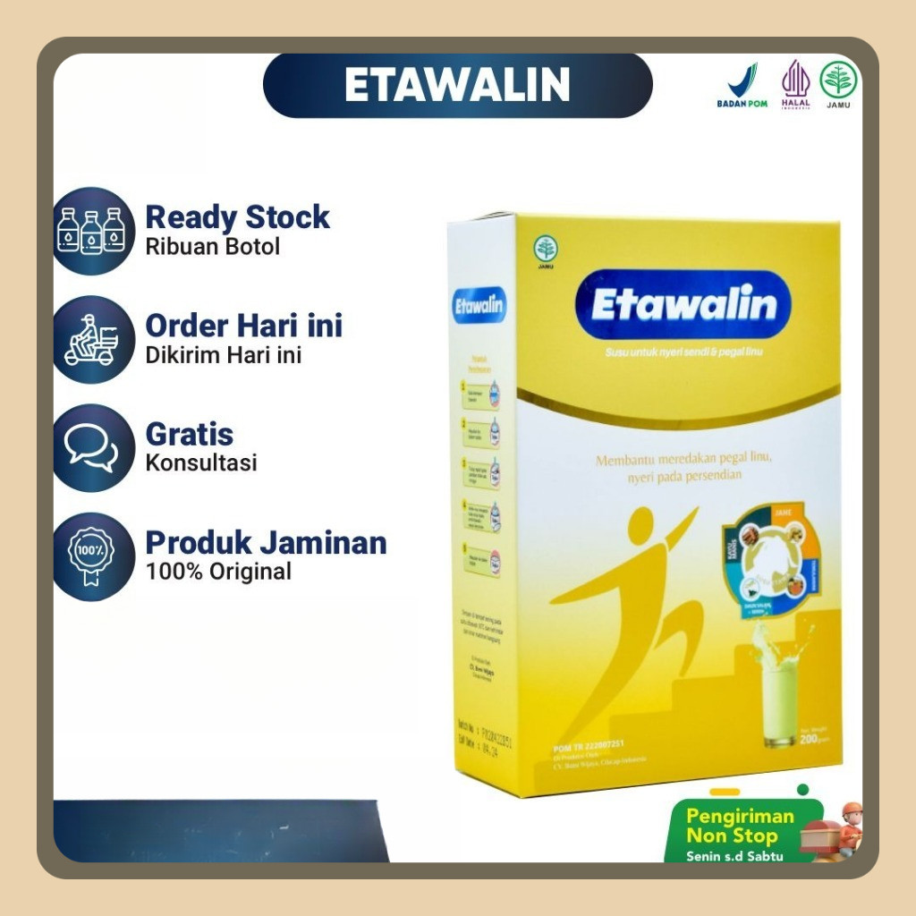 

ETAWALIN SUSU KAMBING ORIGINAL - Solusi Ampuh Untuk Asam Urat Dan Nyeri Sendi [ PAKET 1 BOX ]