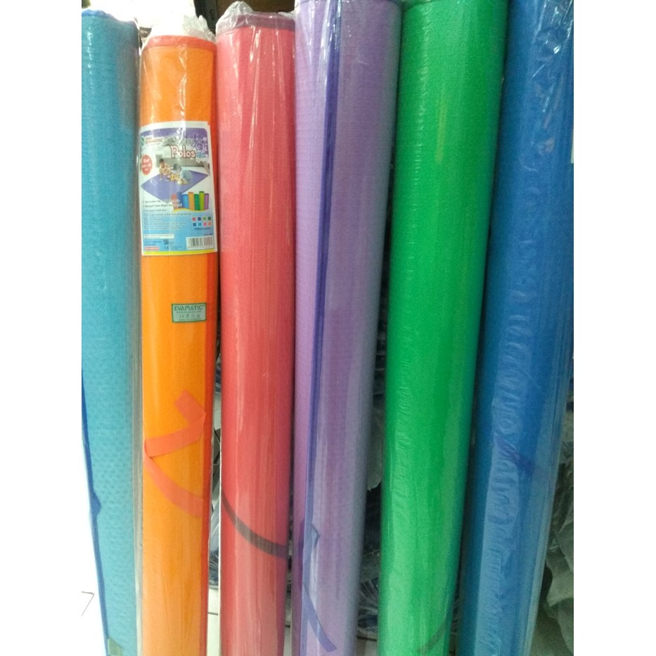 Tikar polos evamatic 120x200 / playmat anak / tikar camping / alas bermain evamatic 120 x 200