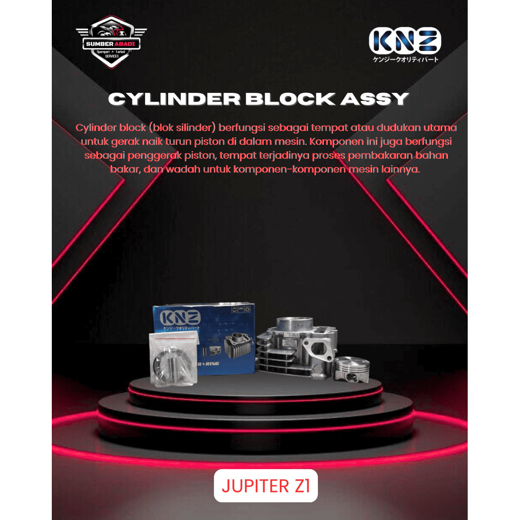 KNZ Silinder Blok Assy Jupiter Z1