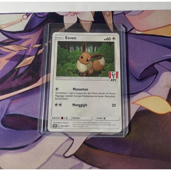 Novice Pokemon TCG Indonesia Promo pack KFC Eevee